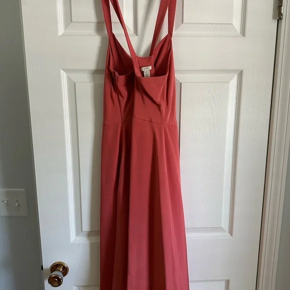 J Crew cowl neck, cross back dress - Picture 2 of 4